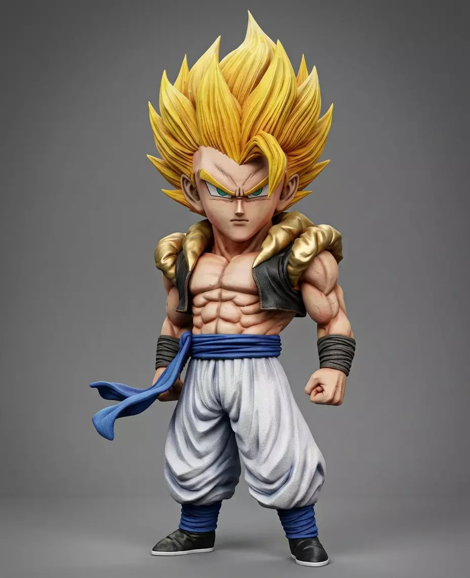 Dragon Ball Super Gogeta WCF 3D print 3D print model