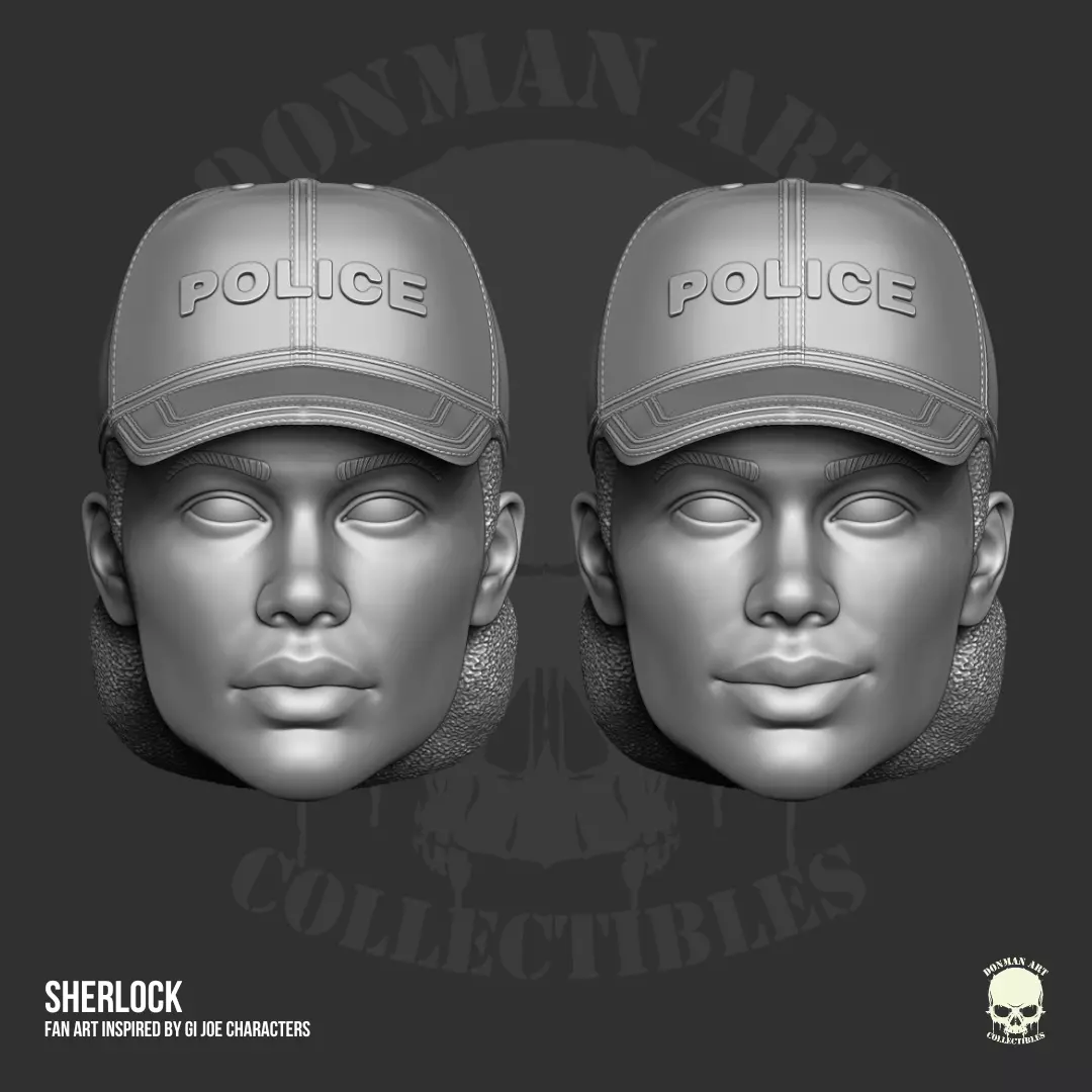 Sherlock GI Joe Fan Art 3D Printable Files for Action Figures 3D print model