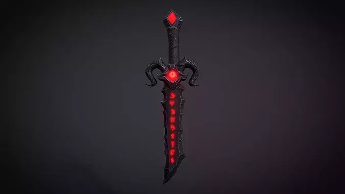 Stylized Demon Sword