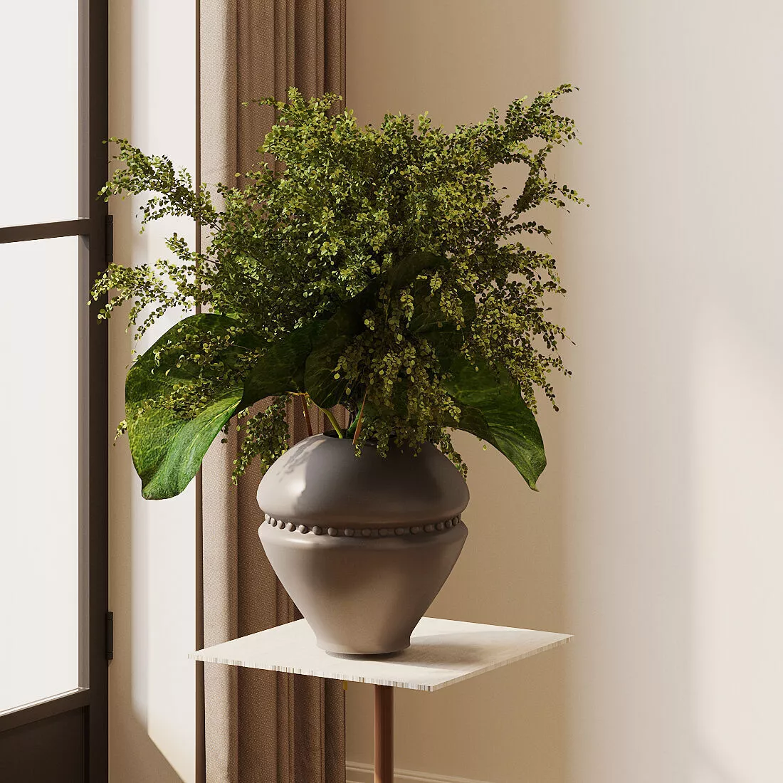 floral arrangement flower art fresh flowers orchid 3D model