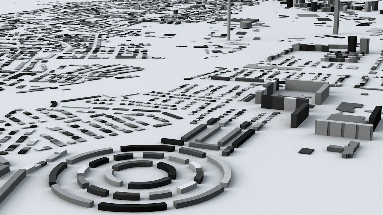 Leipzig Streets and Buildings 3D model_5