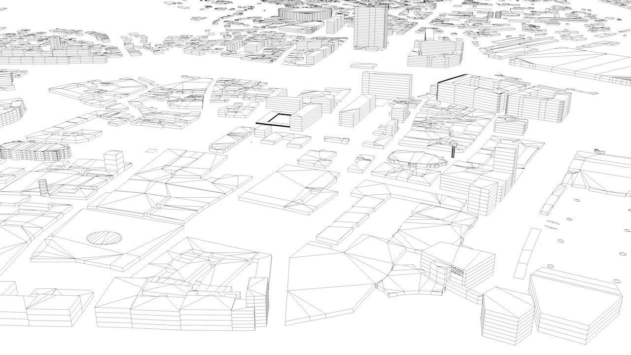 Leipzig Streets and Buildings 3D model_10