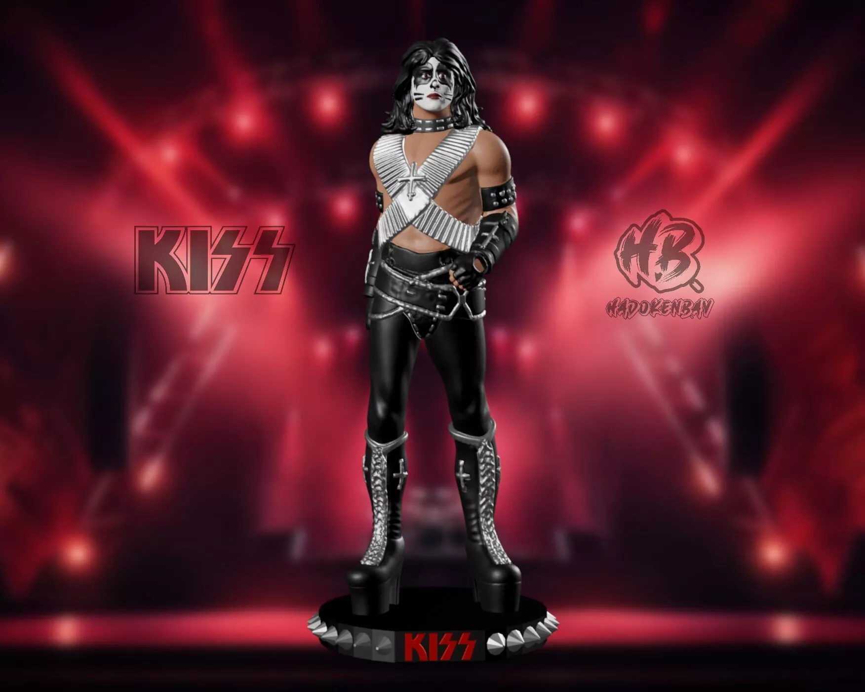 Kiss - The Catman Figure 3D print model