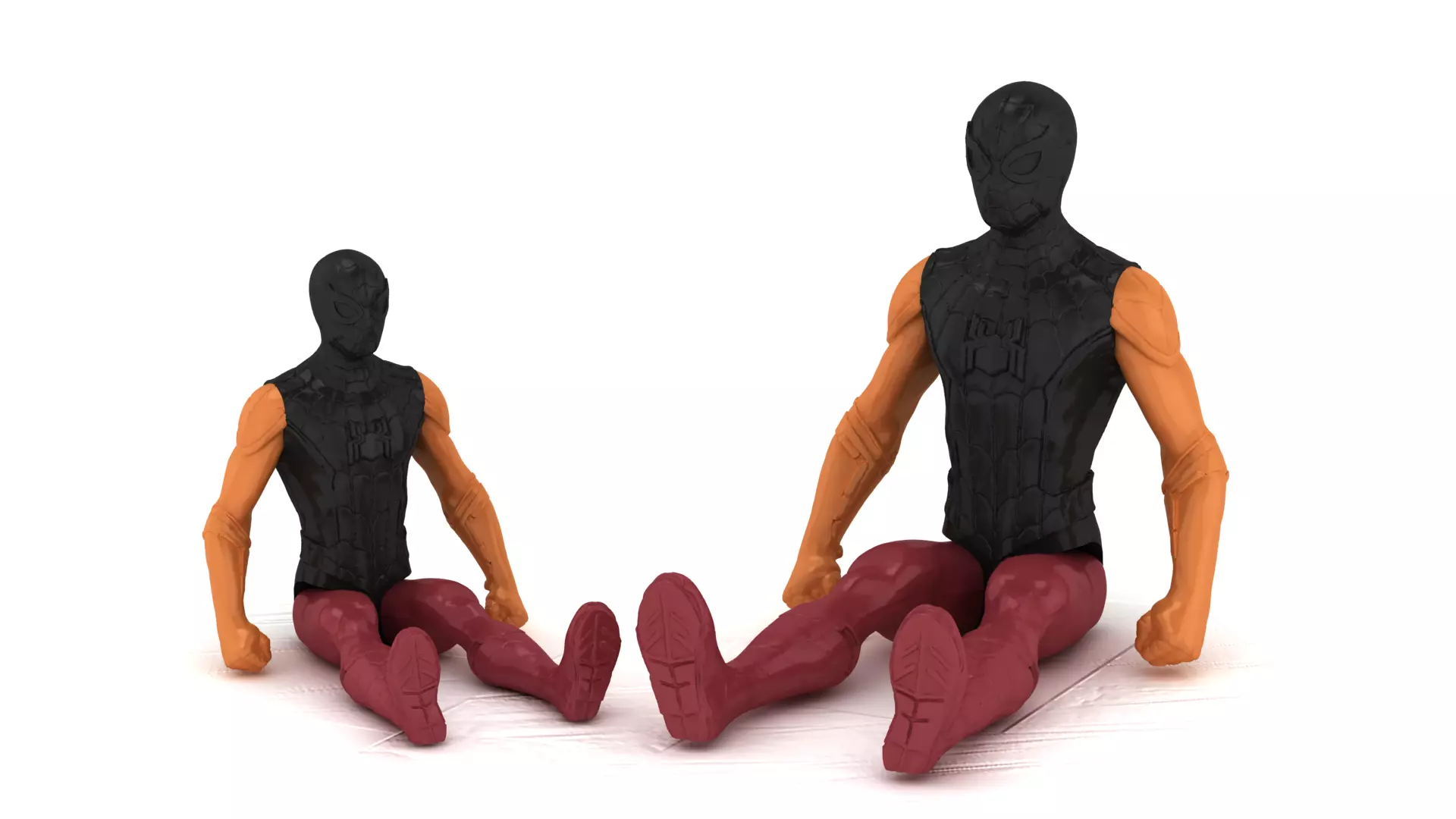 Flexy Spider Hero Figure 3D print model