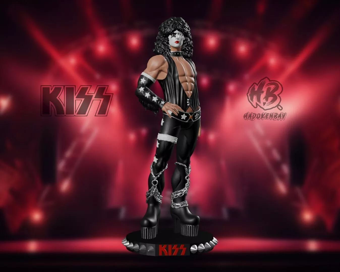 Kiss - The Starchild Figure 3D print model