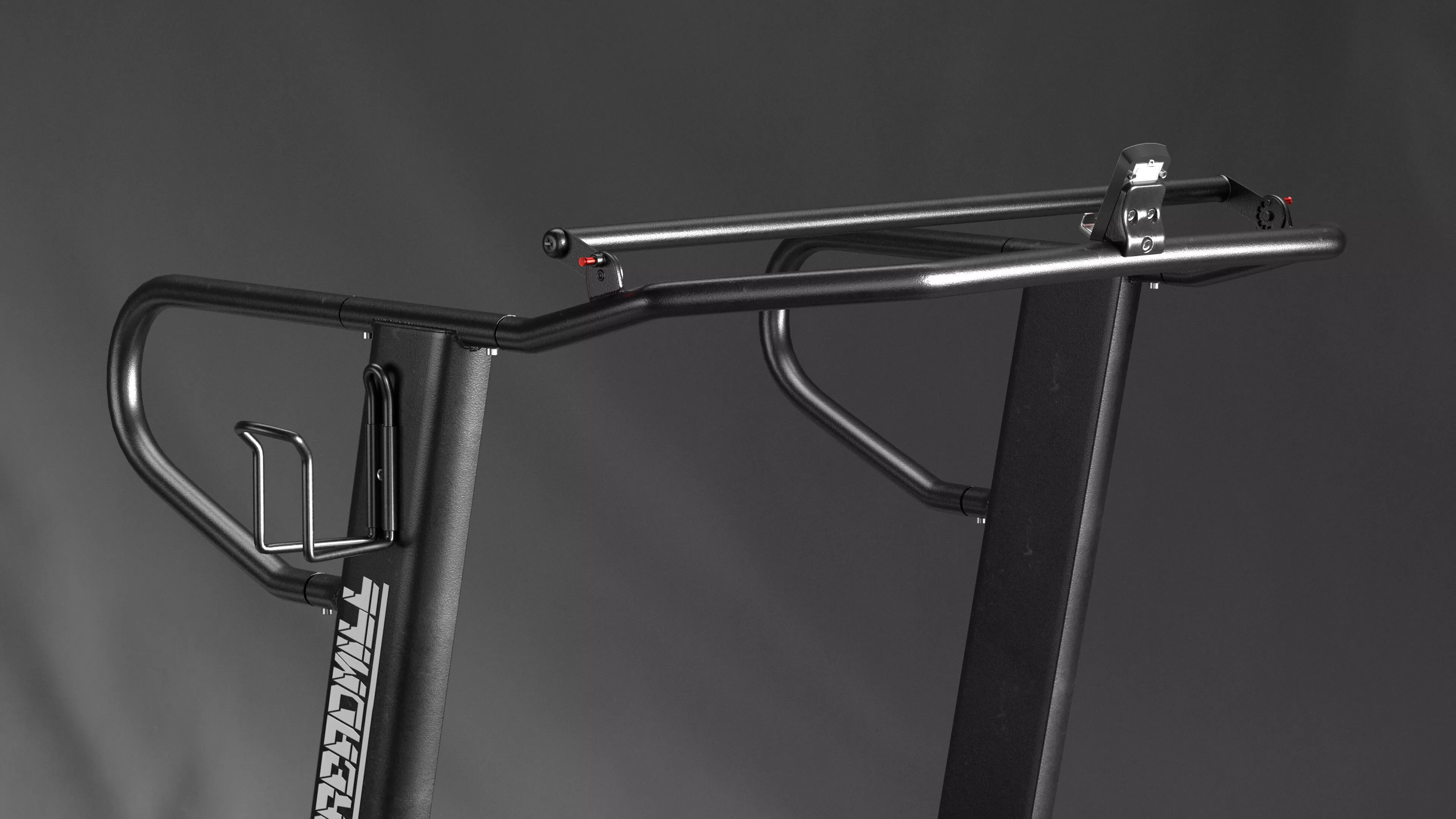 Curved Treadmill Low-poly 3D model