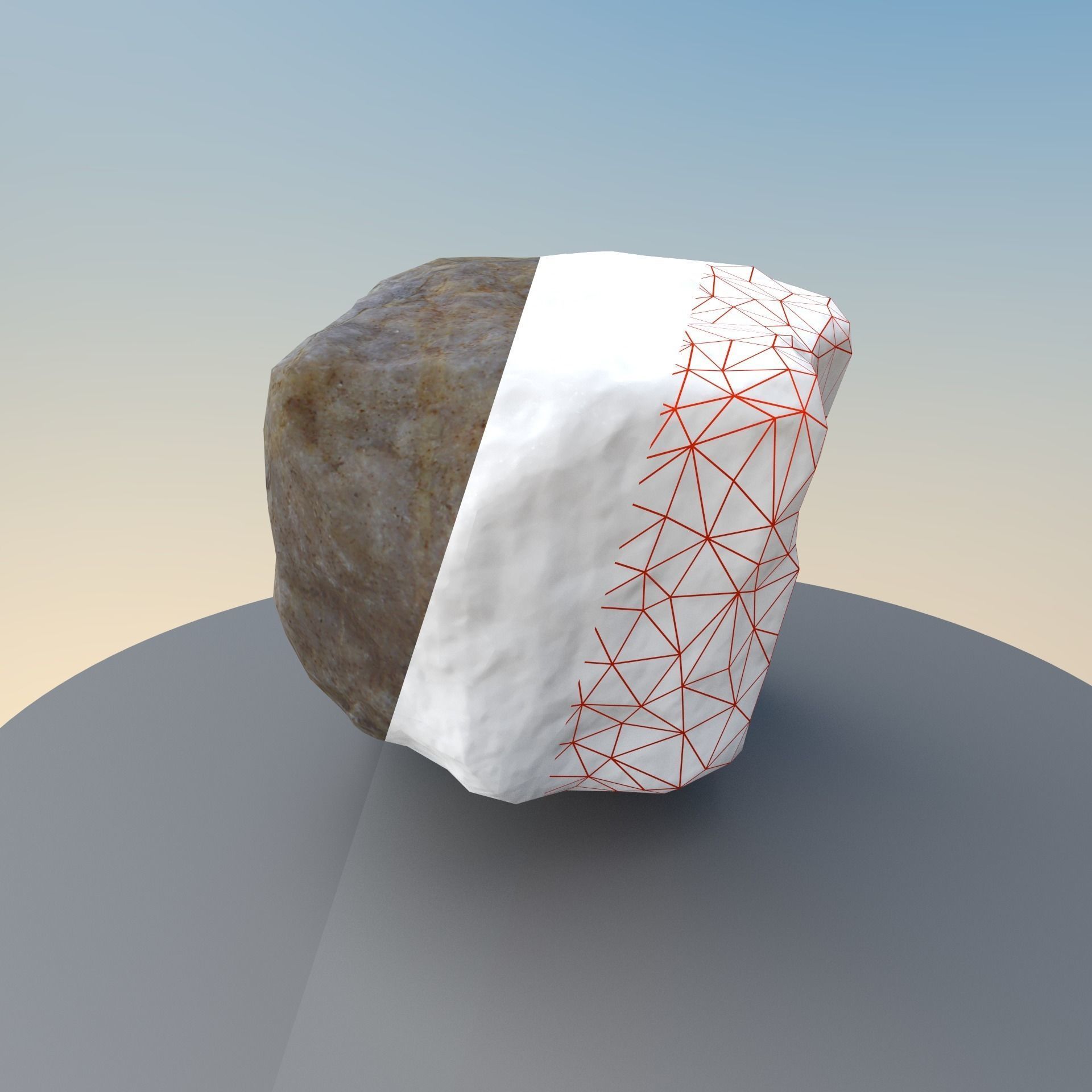 Game Ready Rock Collection Nr 1 Low-poly 3D model_11