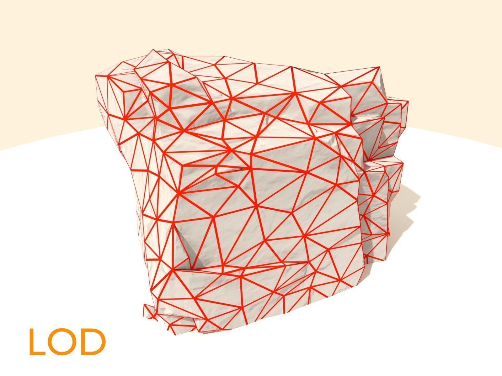 Game Ready Rock Collection Nr 1 Low-poly 3D model_41