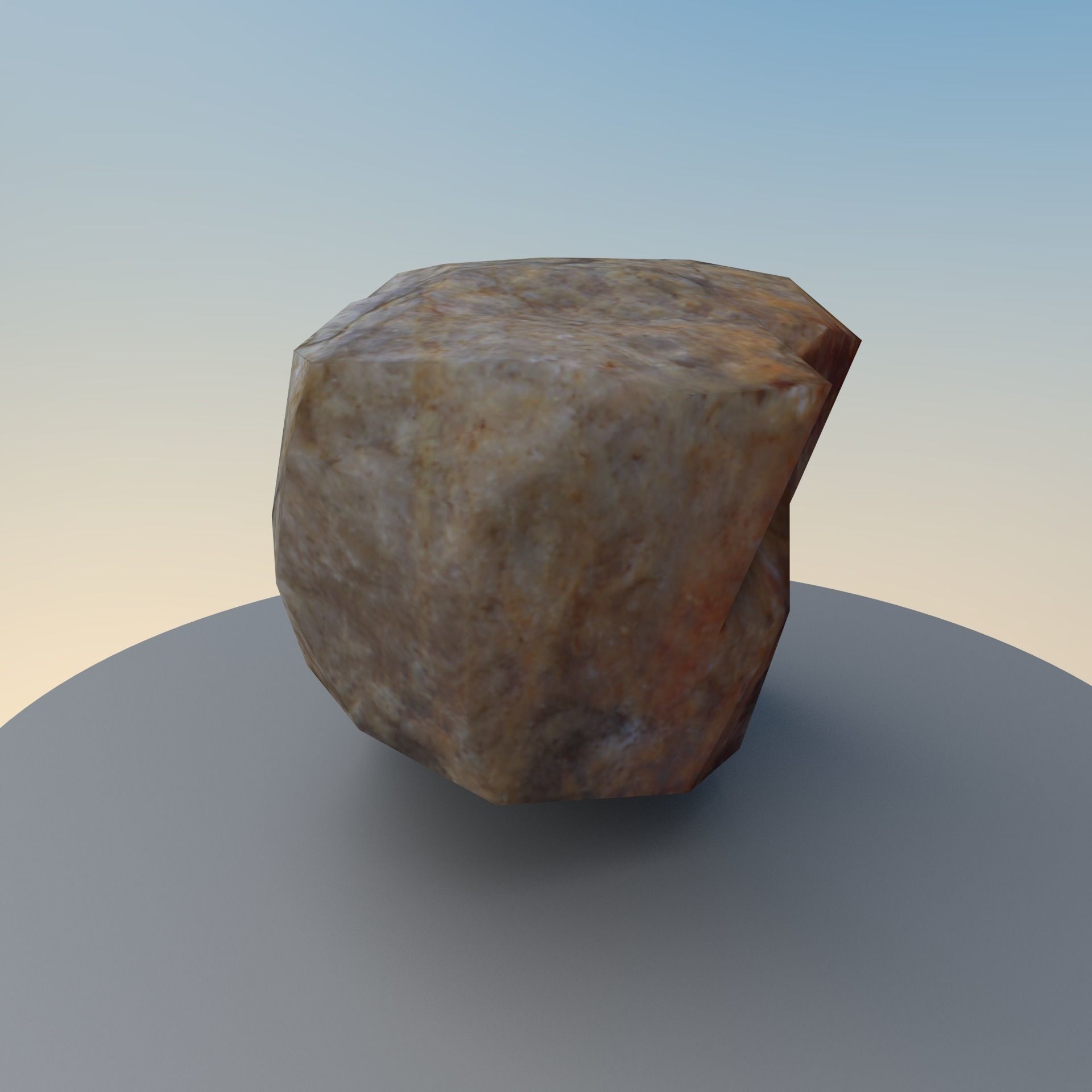 Game Ready Rock Collection Nr 1 Low-poly 3D model_16