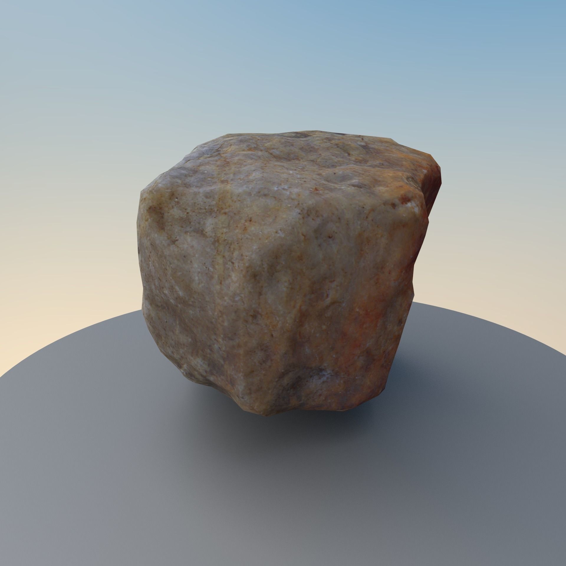 Game Ready Rock Collection Nr 1 Low-poly 3D model_12