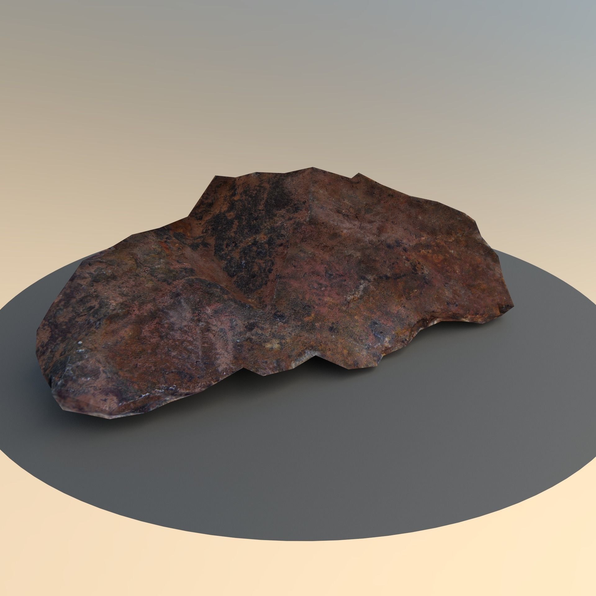 Game Ready Rock Collection Nr 1 Low-poly 3D model_20