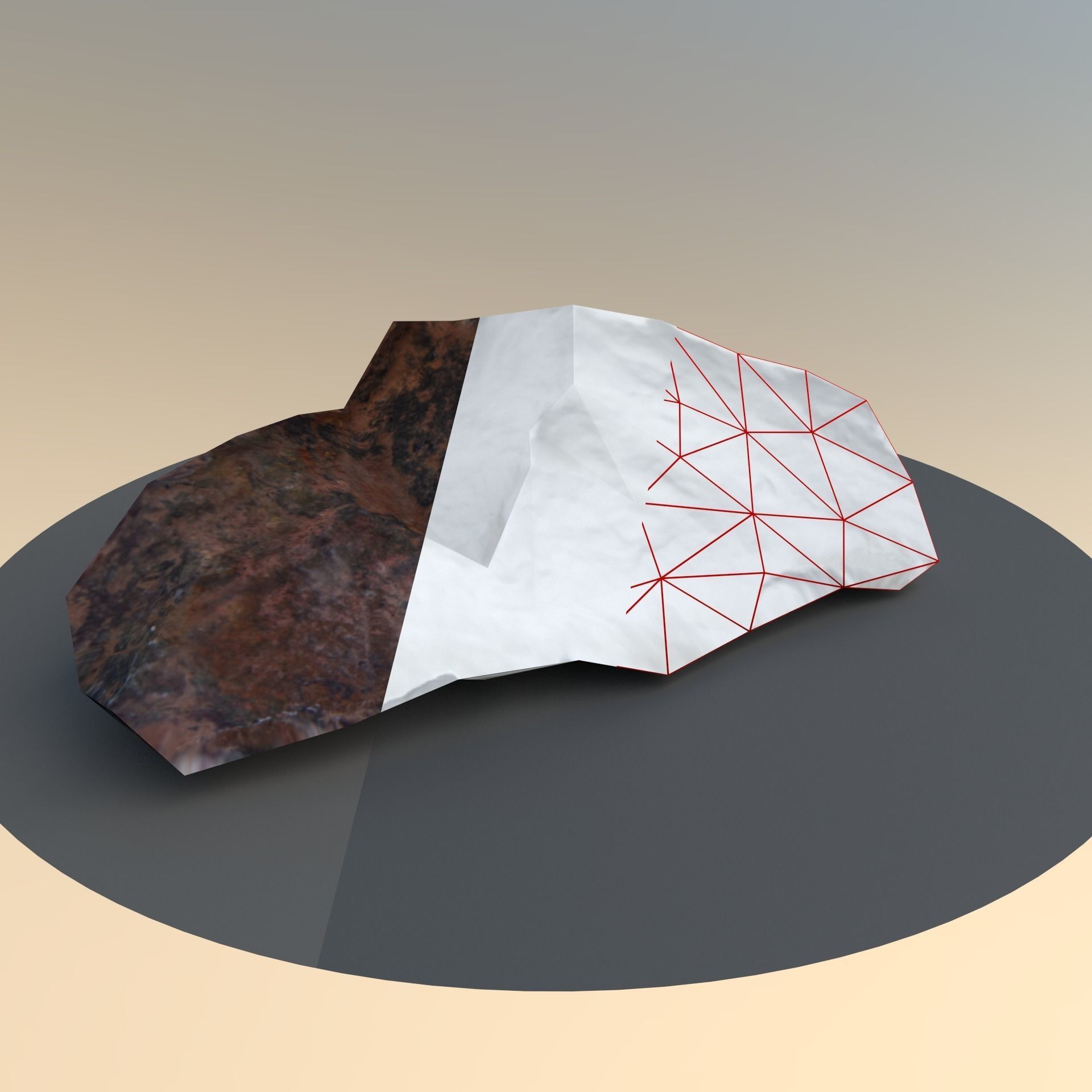 Game Ready Rock Collection Nr 1 Low-poly 3D model_23