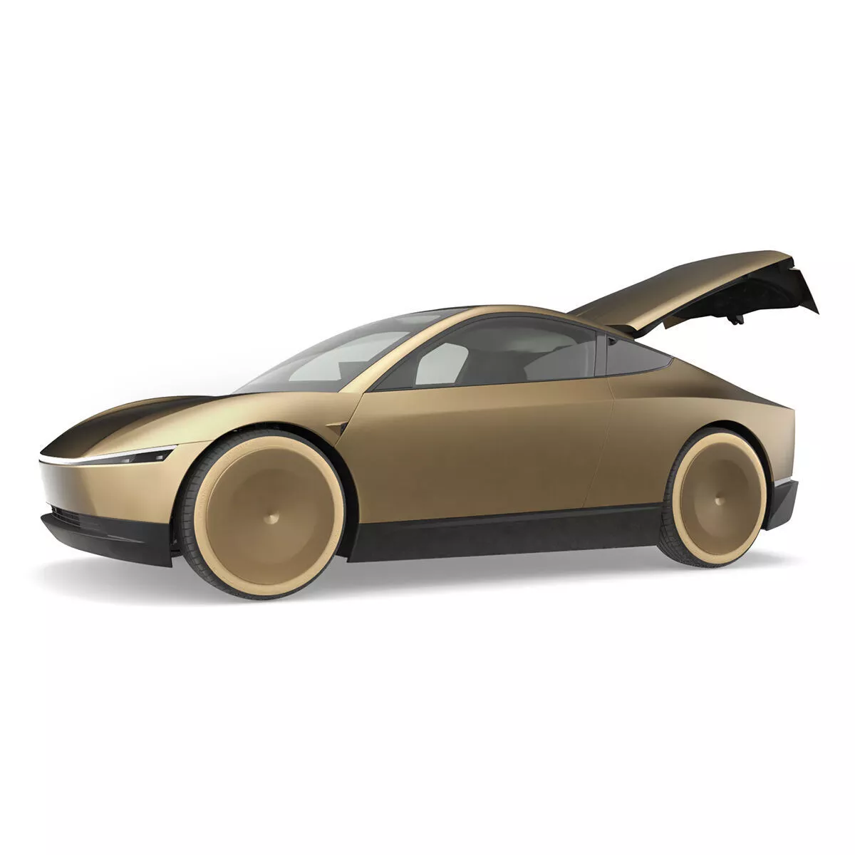 Tesla Cybercab Robotaxi Rigged for Maya 3D model