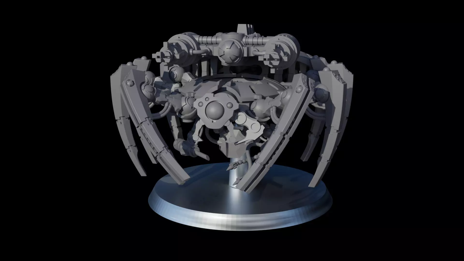 Cyber lord Space Zombie Op Tek Spider Spyder Than Can Win 3D print model
