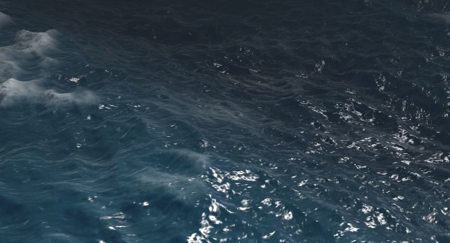 sea ocean aniamtion river lake water 3D model_3