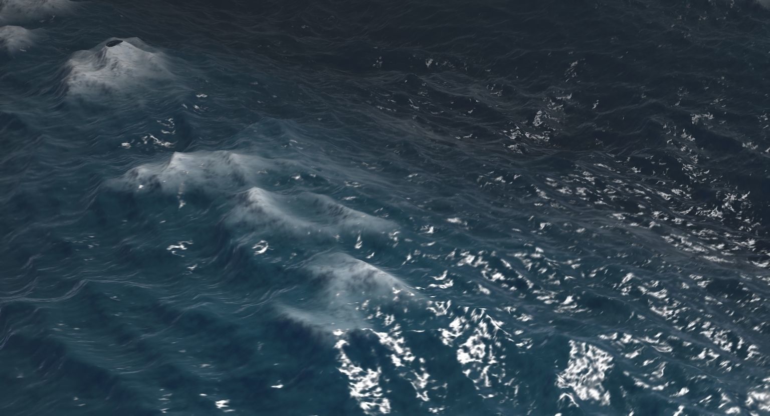 sea ocean aniamtion river lake water 3D model_7