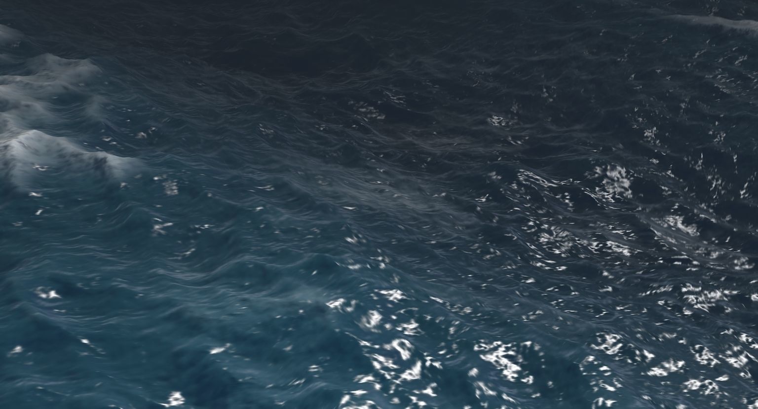 sea ocean aniamtion river lake water 3D model_2