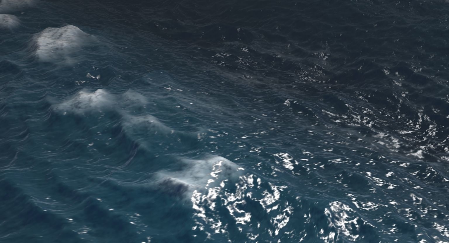 sea ocean aniamtion river lake water 3D model_6