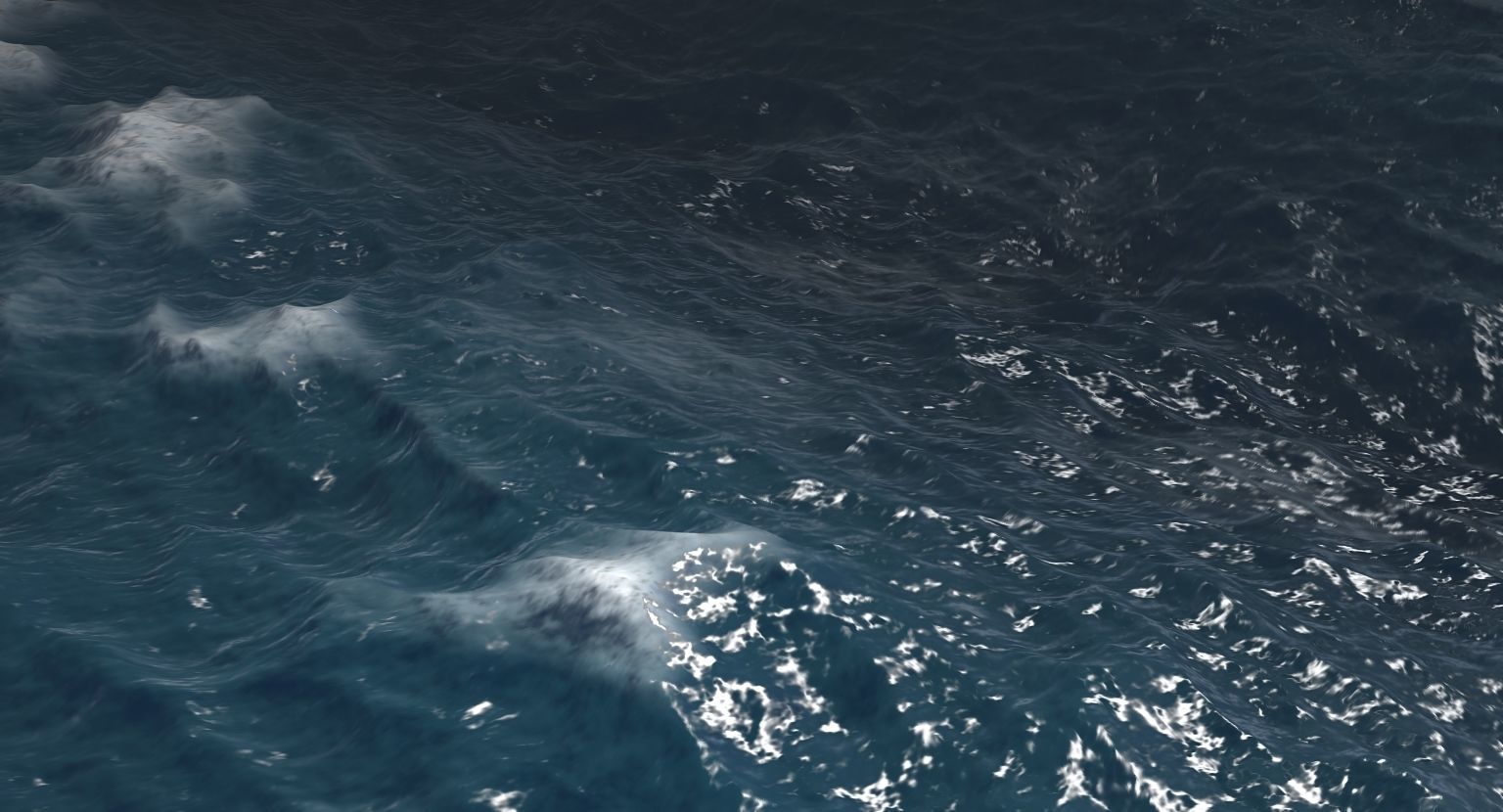 sea ocean aniamtion river lake water 3D model_5