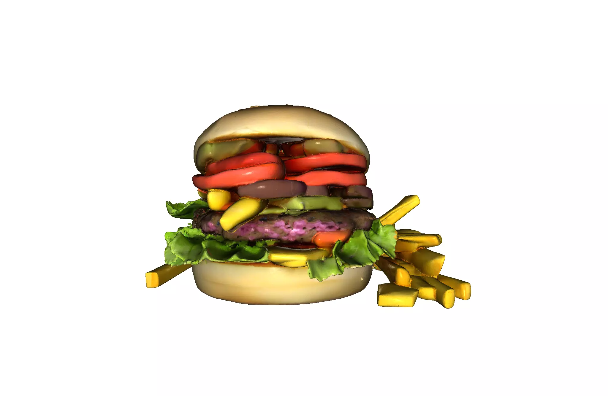 Burger 3D model
