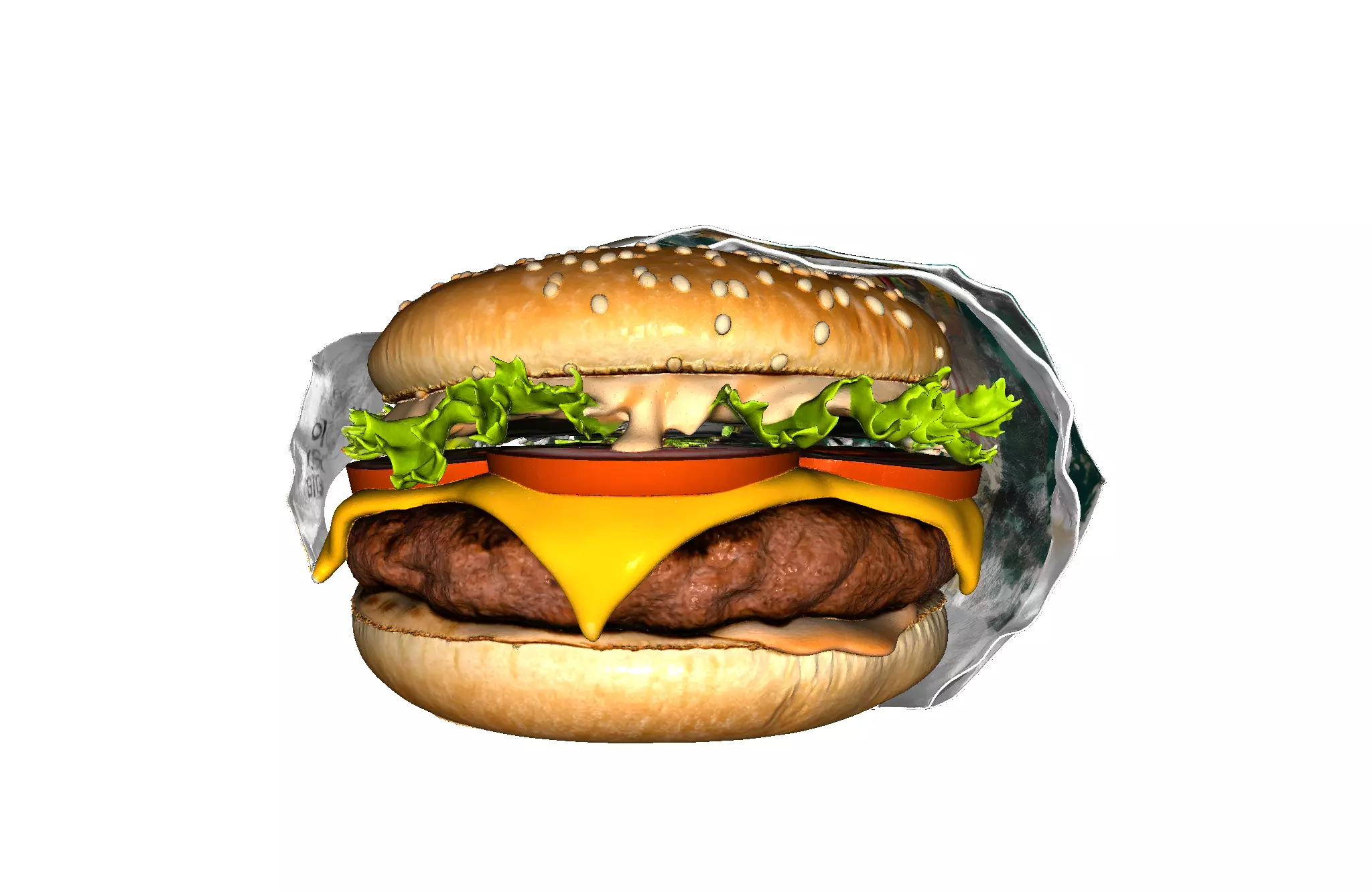 Burger 3D model