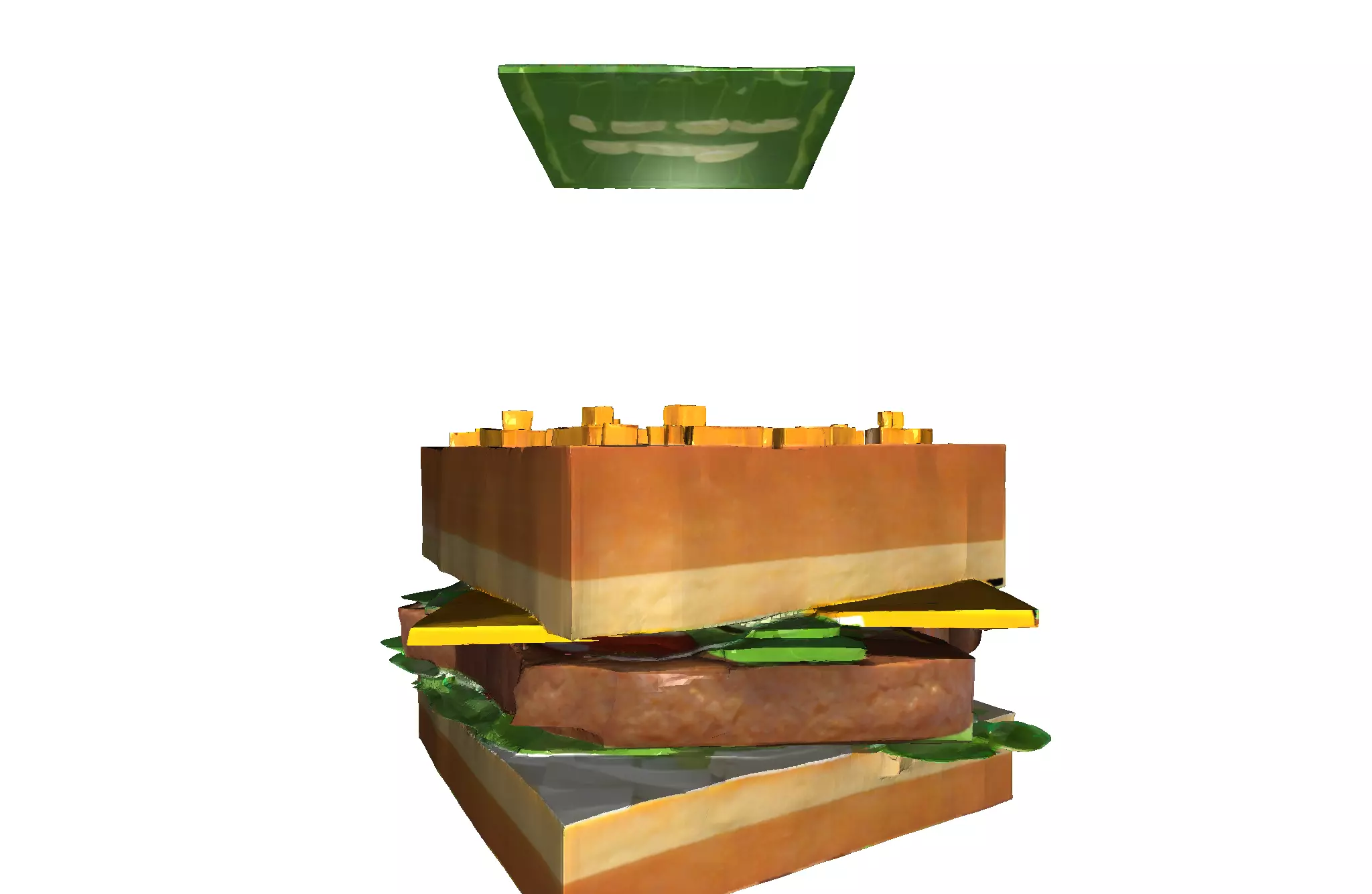 Burger 3D model