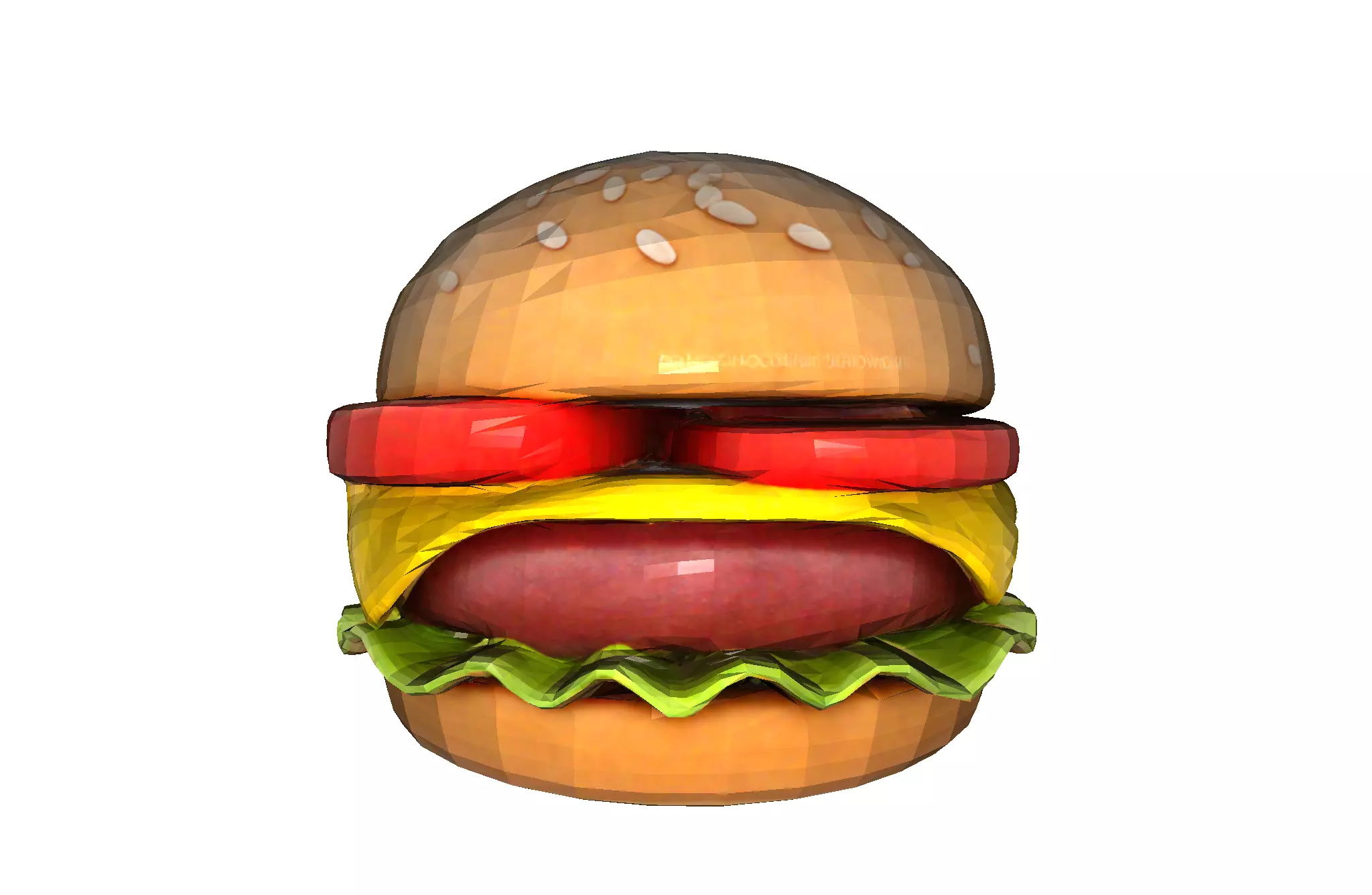 Burger 3D model