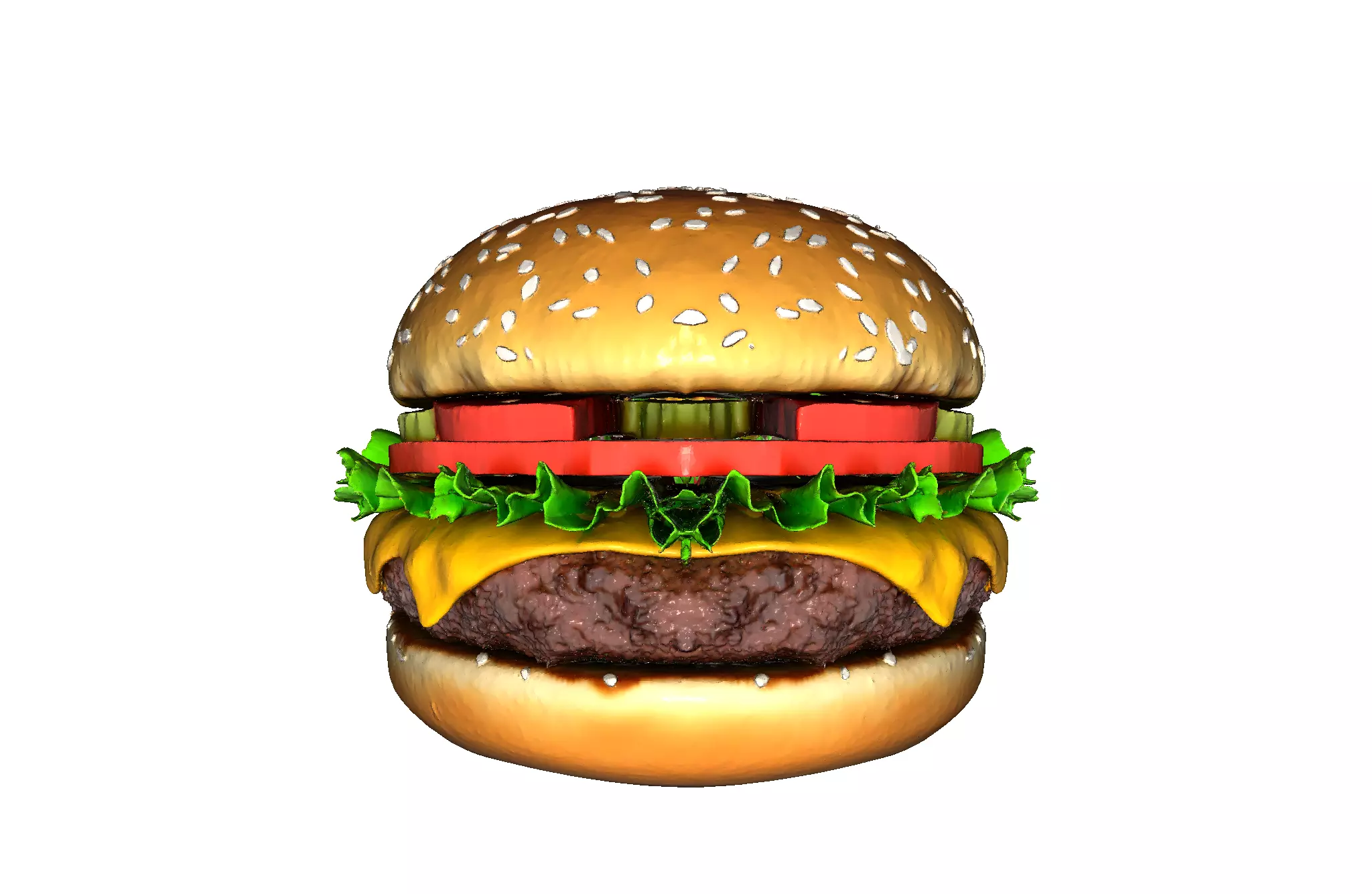 Burger 3D model