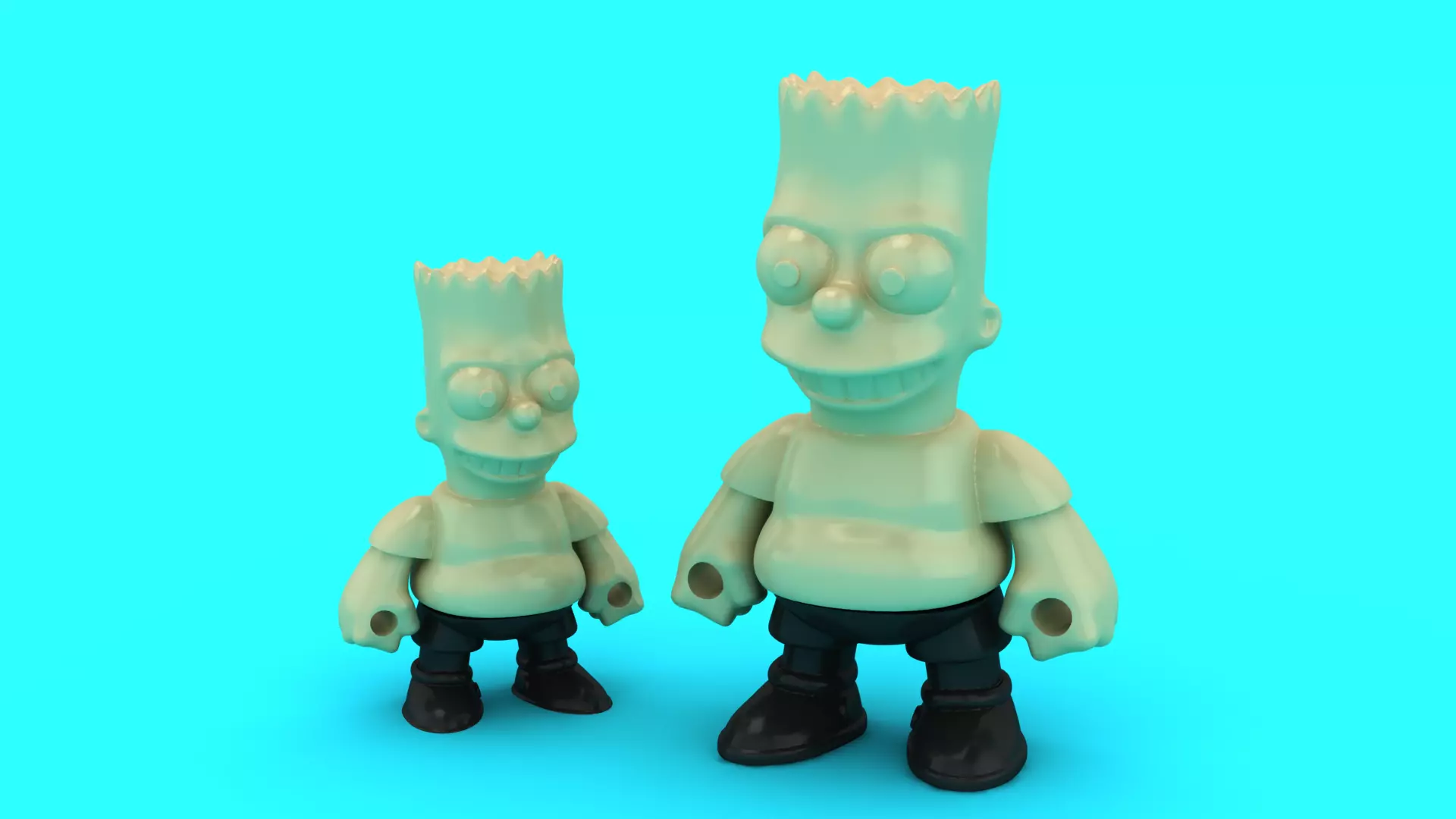 Flexy Cartoon Boy 3D print model