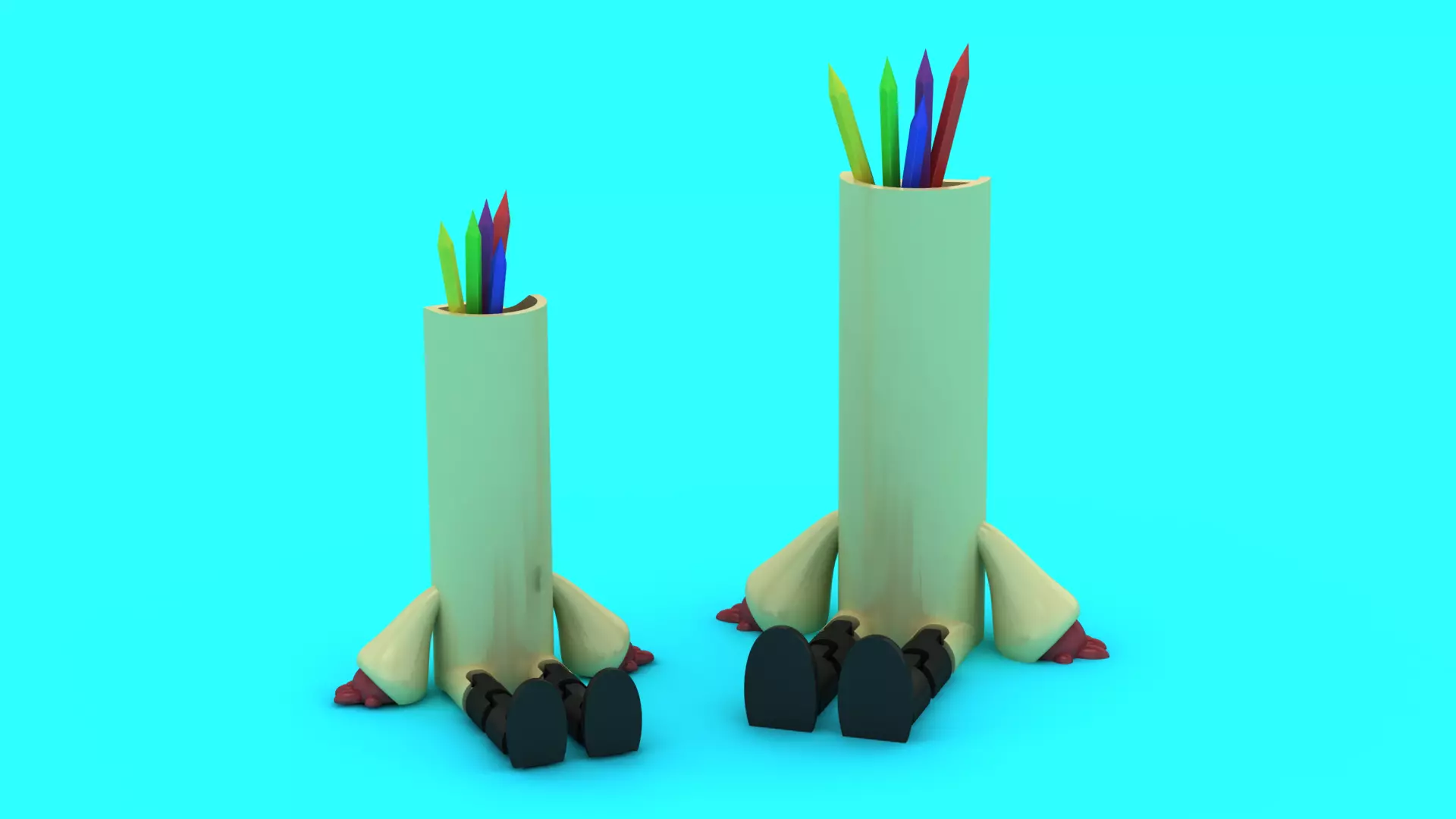 Flexy Pencil Holder 3D print model