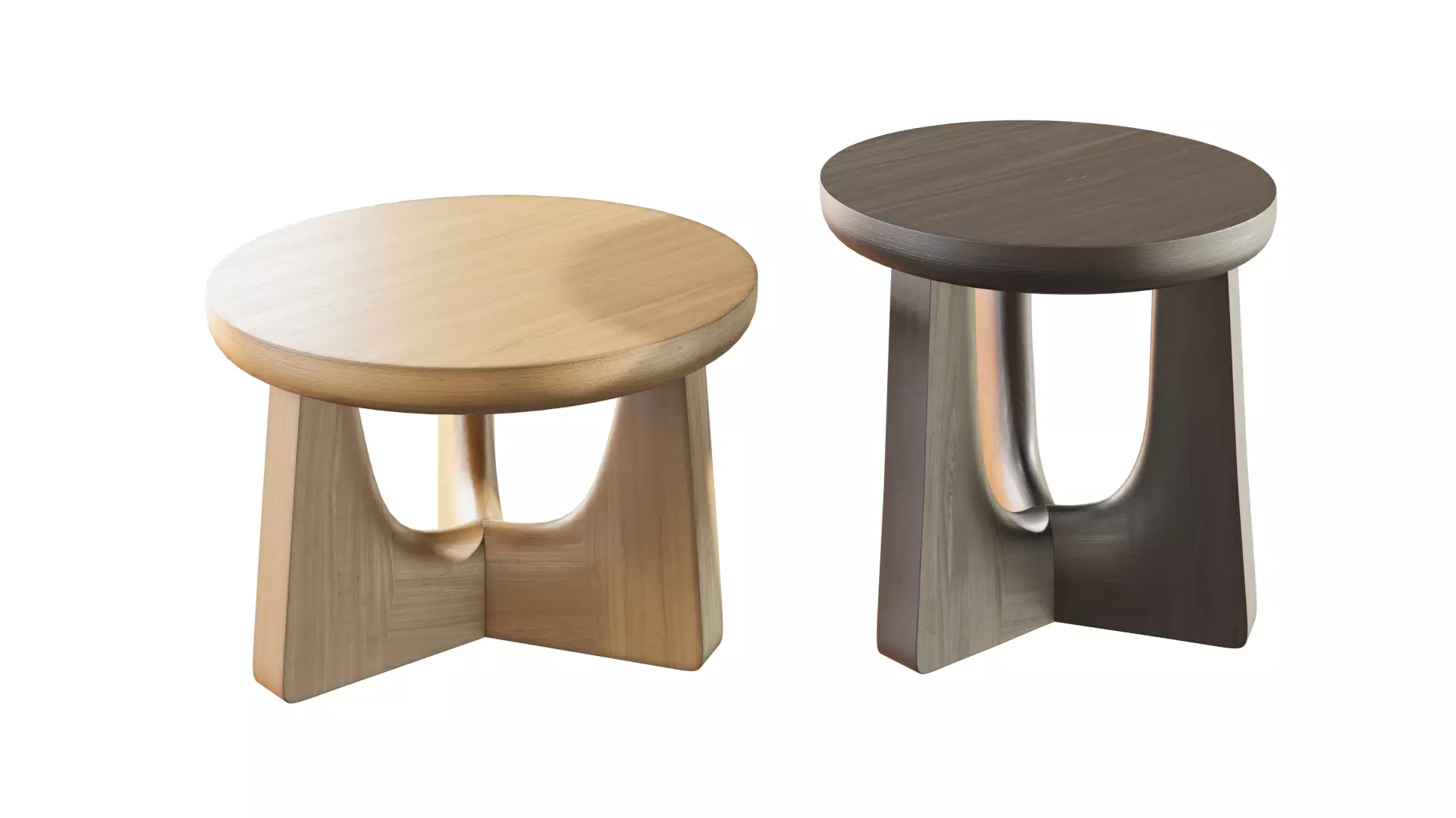 Coffee table set 3D model