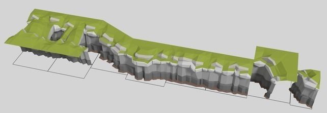 Low Poly Cliff Pack Free low-poly 3D model_5