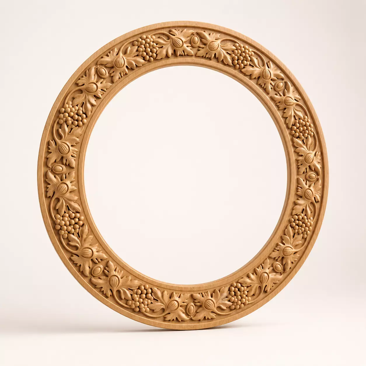Grapevine Oval Mirror Frame STL 3D model