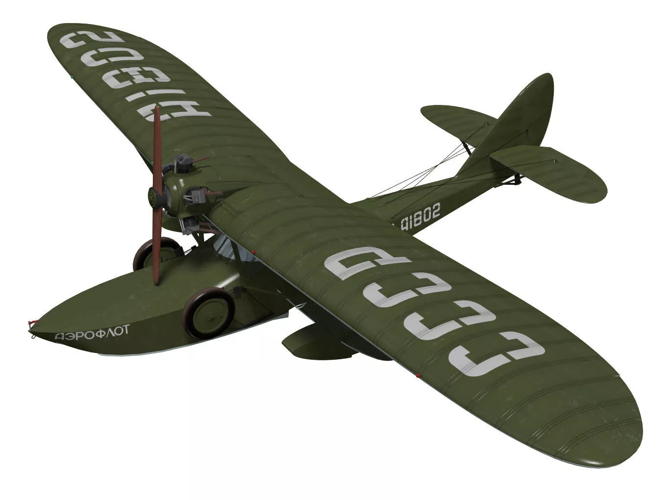 Shavrov Sh-2 3D model