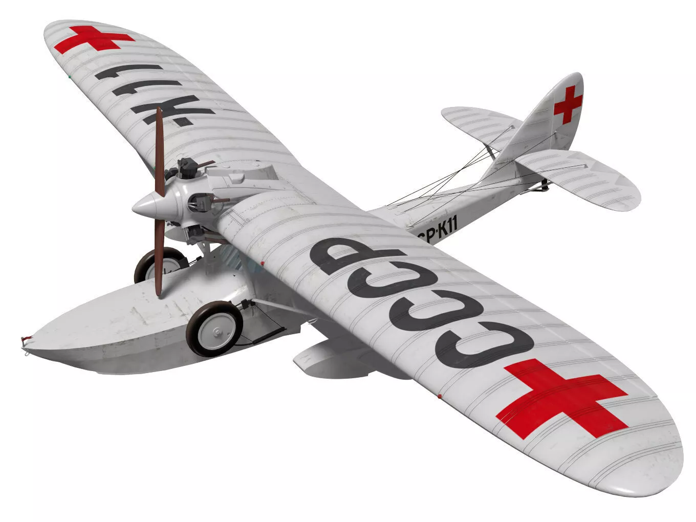 Shavrov Sh-2 3D model