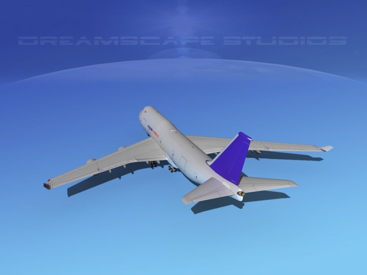Boeing 747-400 FedEx 3D model_7