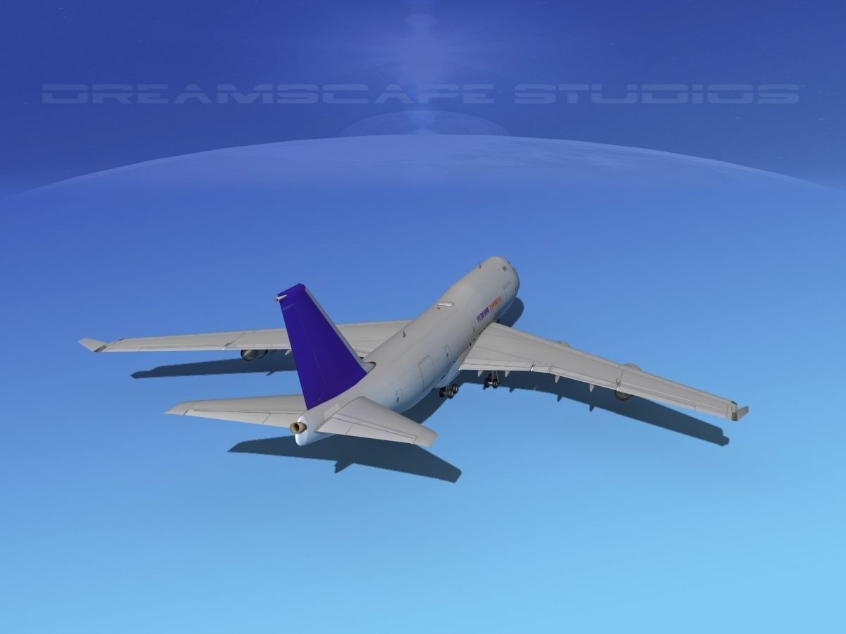 Boeing 747-400 FedEx 3D model_6