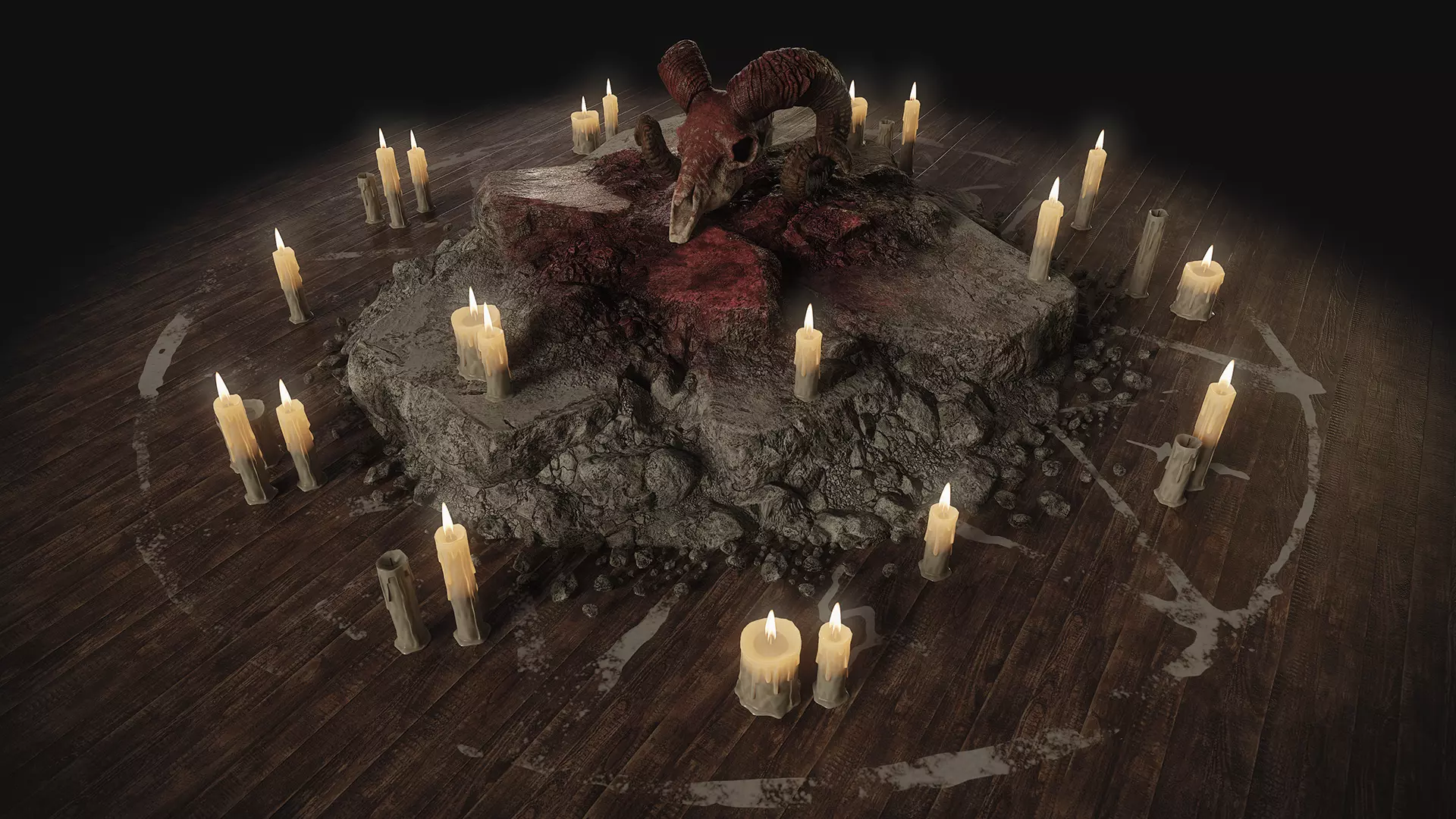 Satanic Ritual 3D model