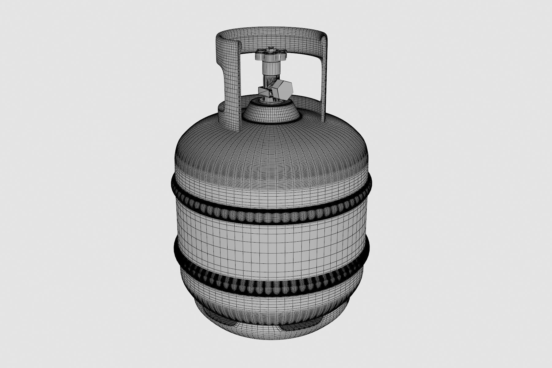 Gas Cylinder Collection 3D model_21