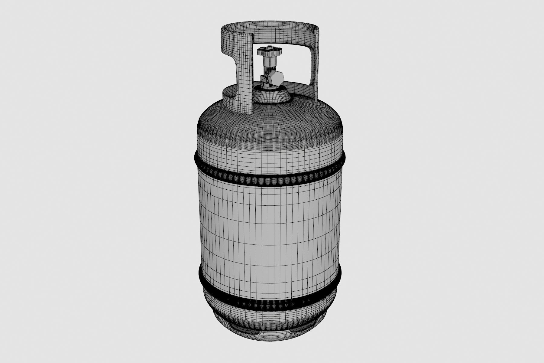 Gas Cylinder Collection 3D model_15