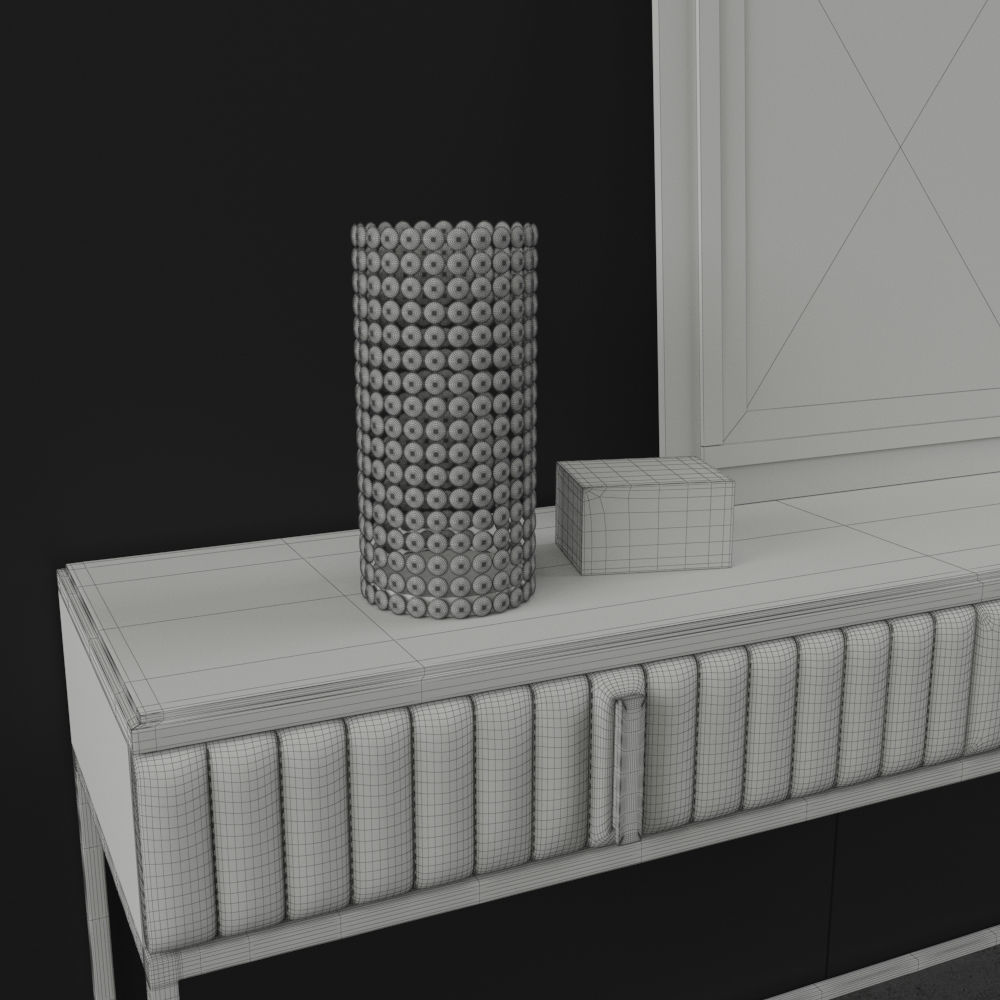 Signorini and Coco Daytona Angelina console 3D model_2