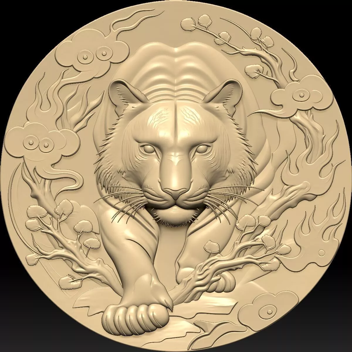 The Tiger 3D model