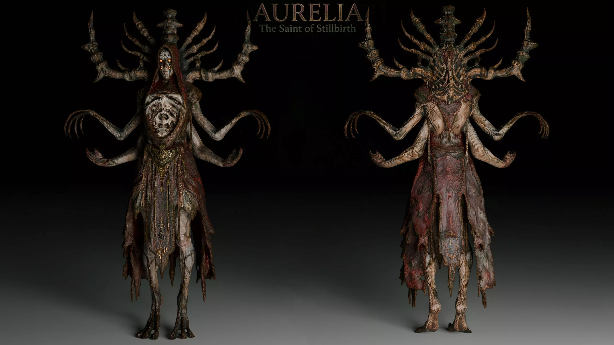 Aurelia - The Saint Of Stillbirth Low-poly 3D model
