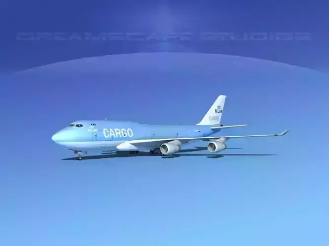 Boeing 747-400 KLM Cargo 3D model