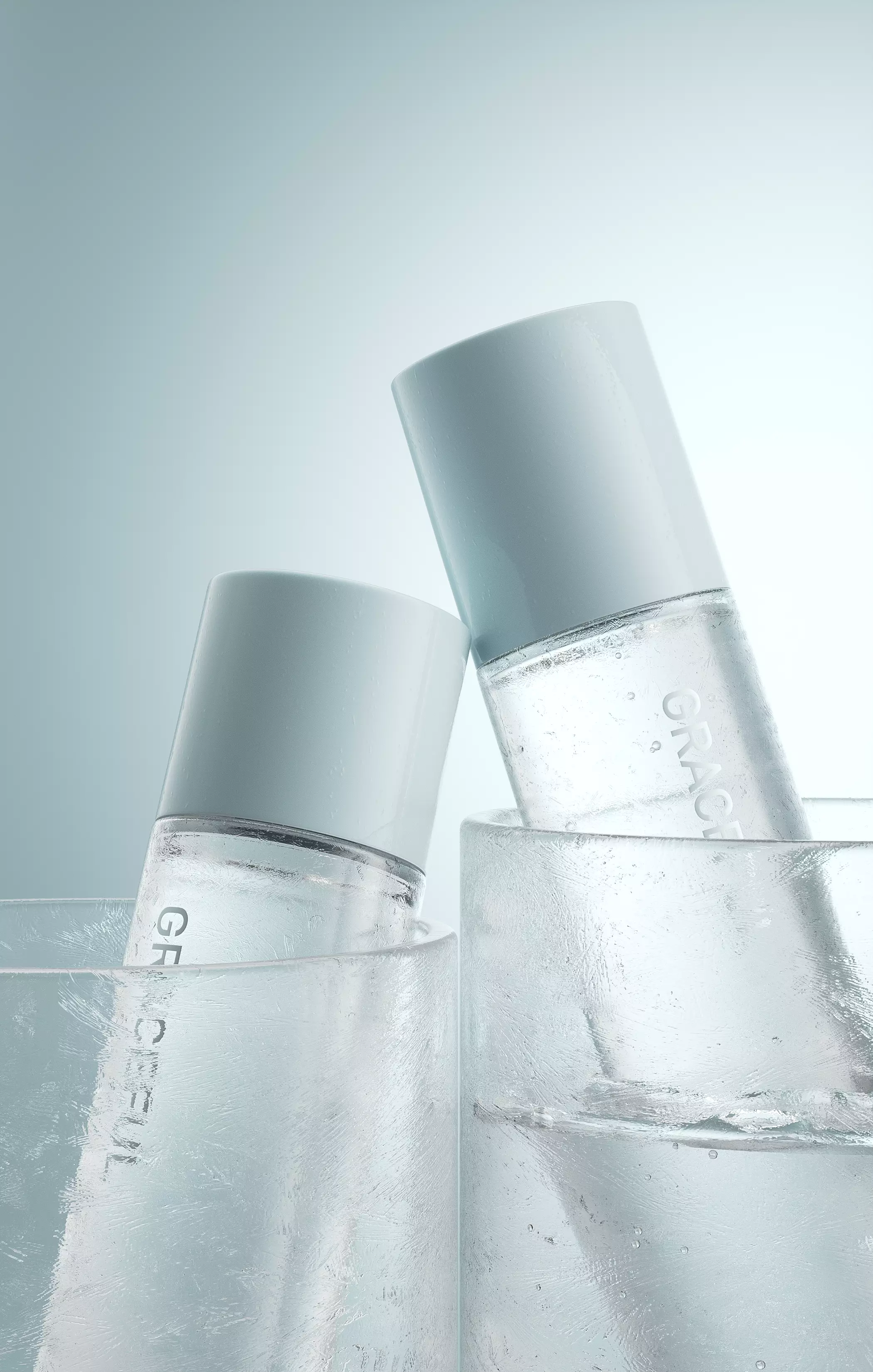Ice Frost Hydrating Essence Water Refreshing Soothing 3D model