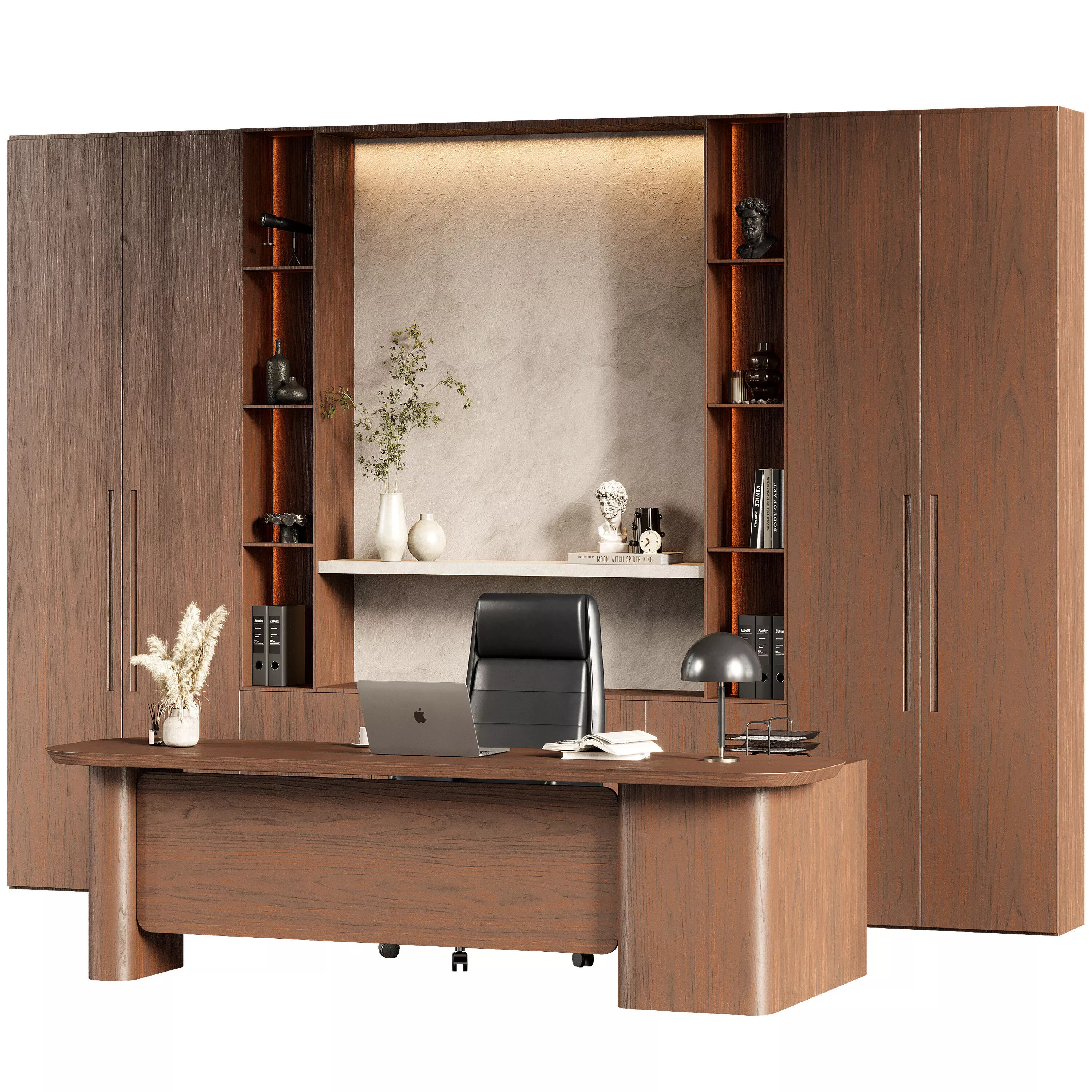 Boss Desk - Office Furniture 60 3D model