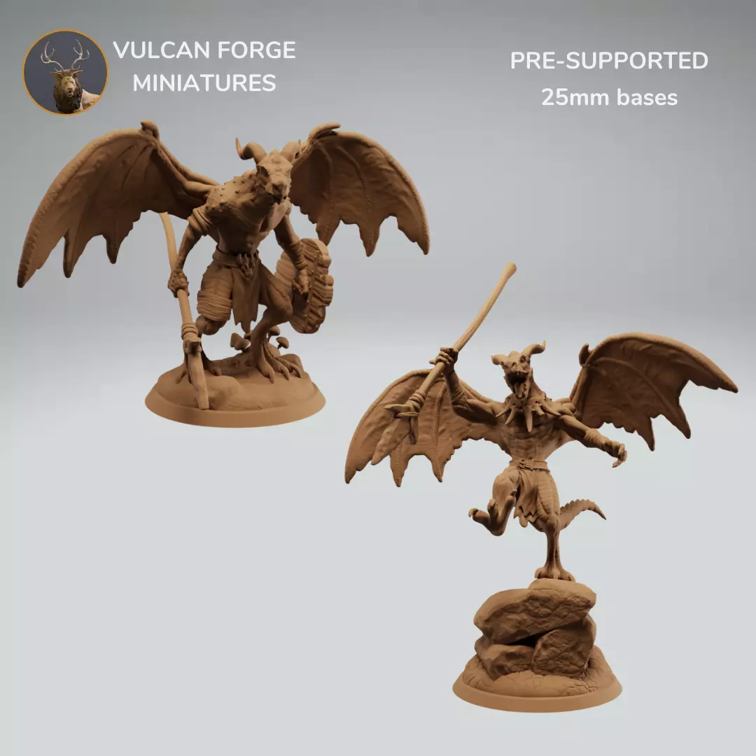Winged kobold bundle 3D print model