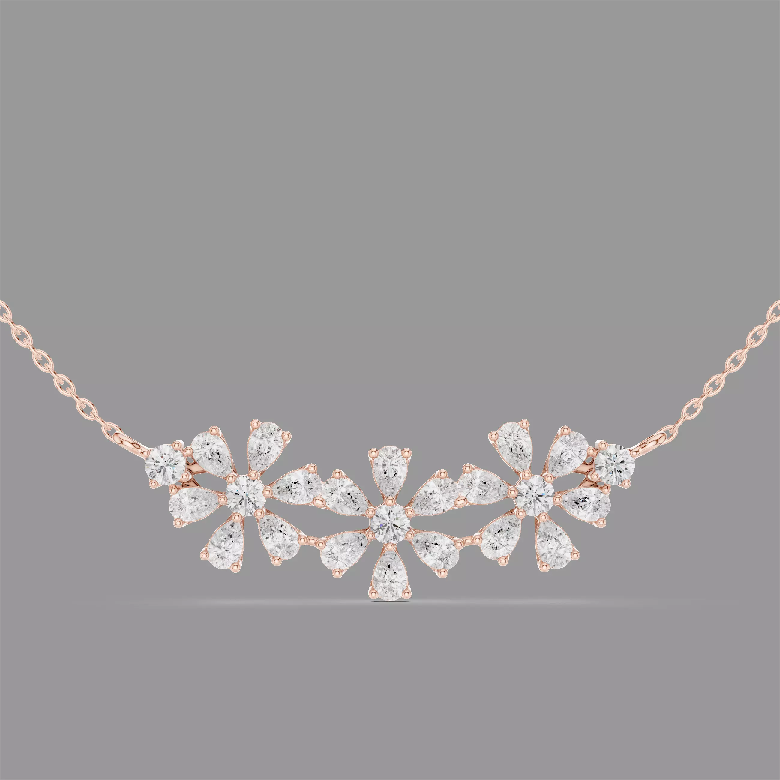 Diamond Necklace 3D print model