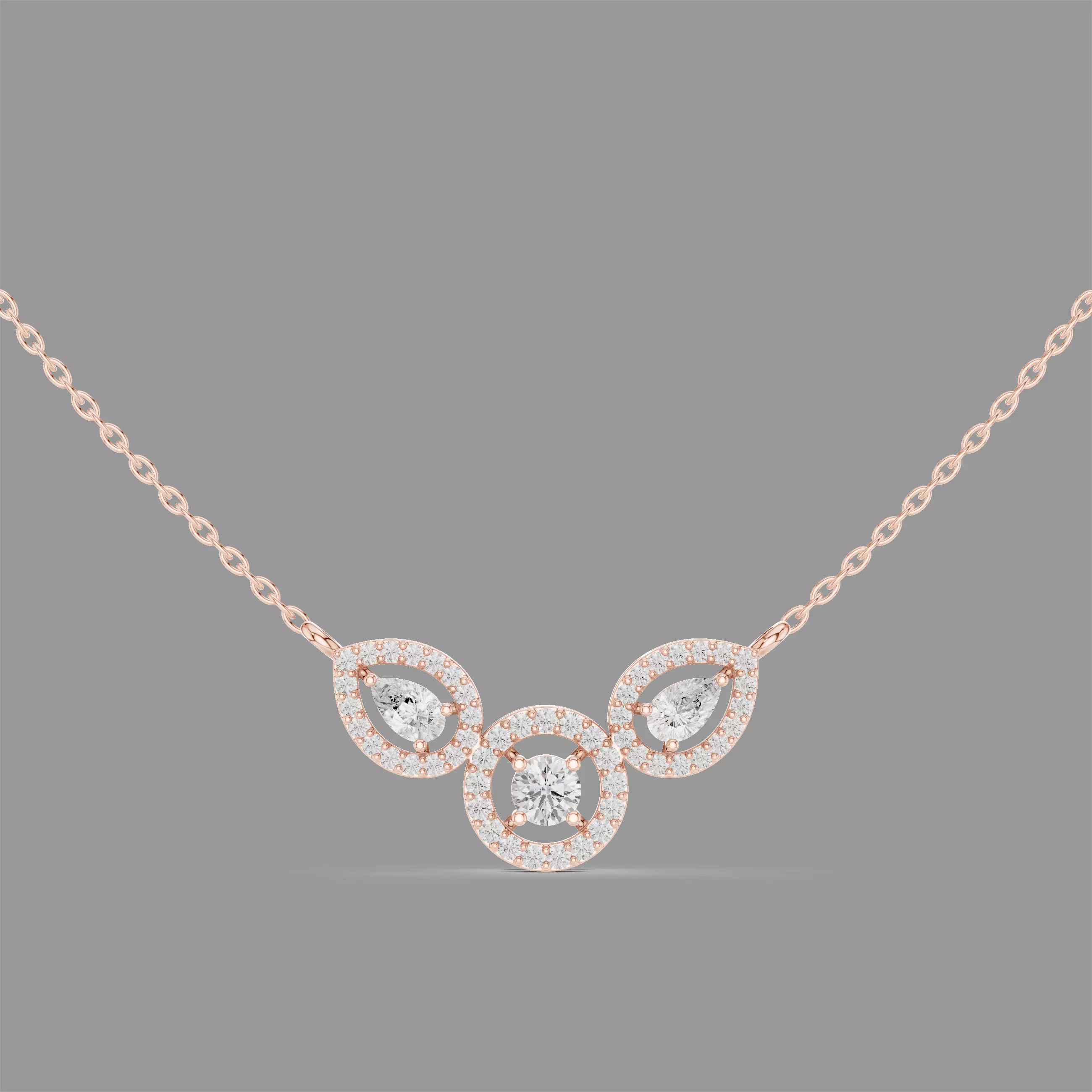 Diamond Necklace 3D print model