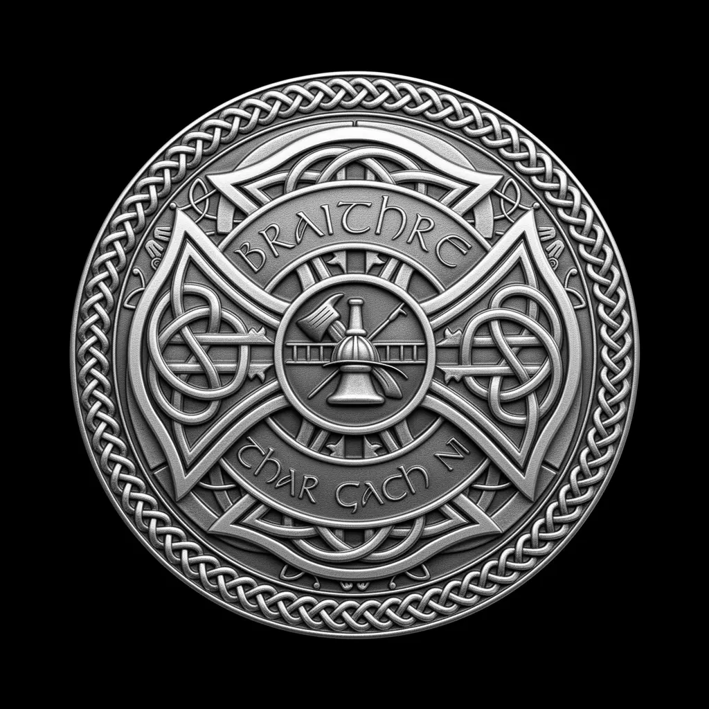 Irish Leprechaun Double-Sided Lucky Coin STL 3D print model